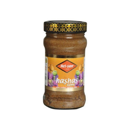 Helsan Popy Seed Paste In Glass Jar 21.2oz