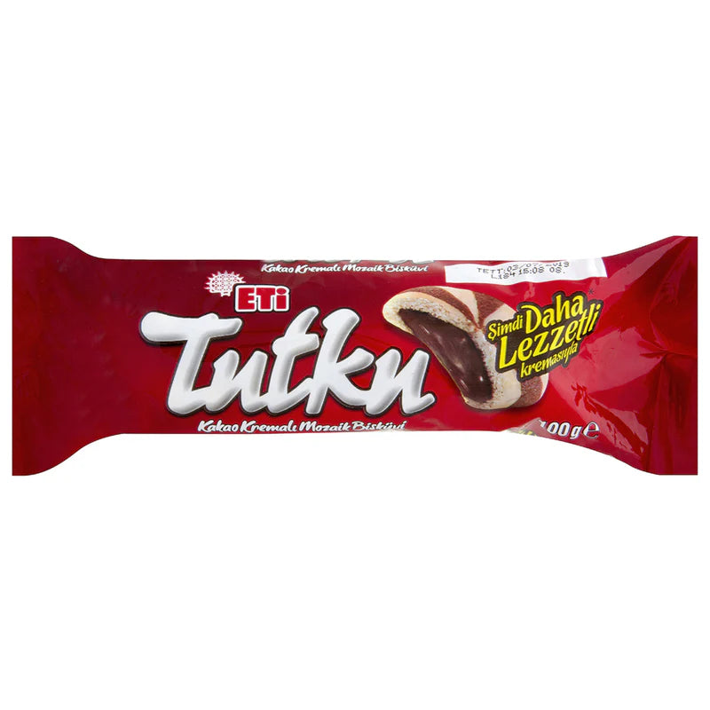Eti Tutku Kakaolu Krema Dolgulu Bisküvi 100gr