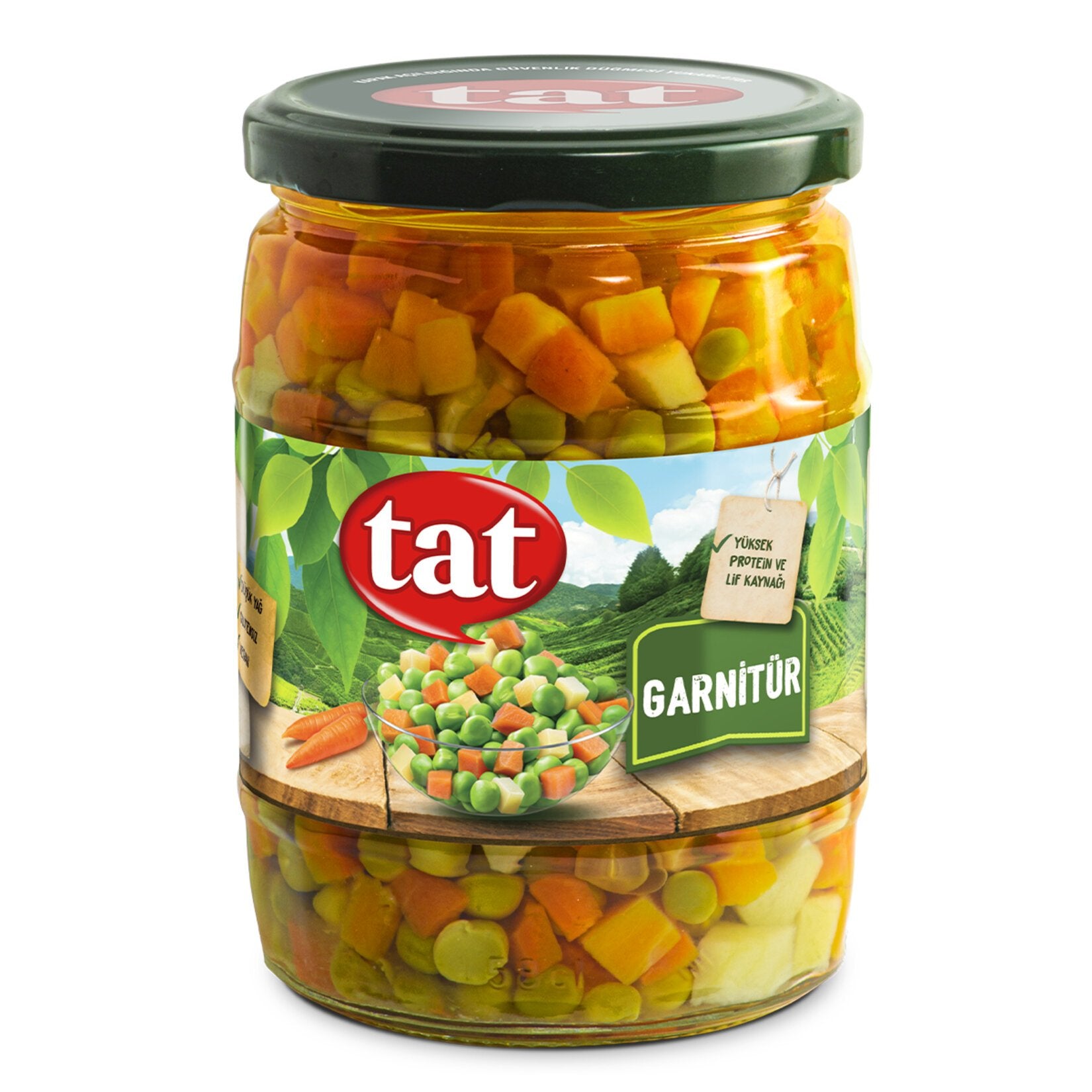 Tat Pea Garnitur In Jar 550gr