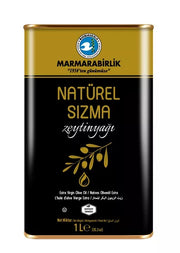 Marmara Birlik Natural Extra Virgin Olive Oil Can 1lt