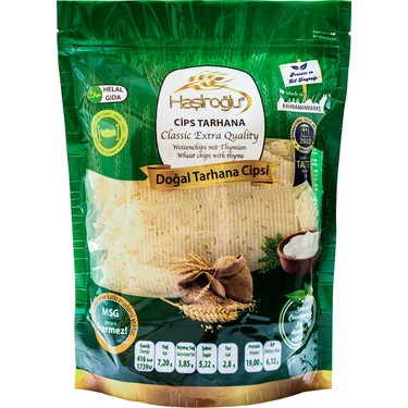 Hasiroğlu Tarhana Cips Klasik 225gr