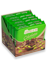 Ulker Square Milk Chocolate With Pistachio 390gr