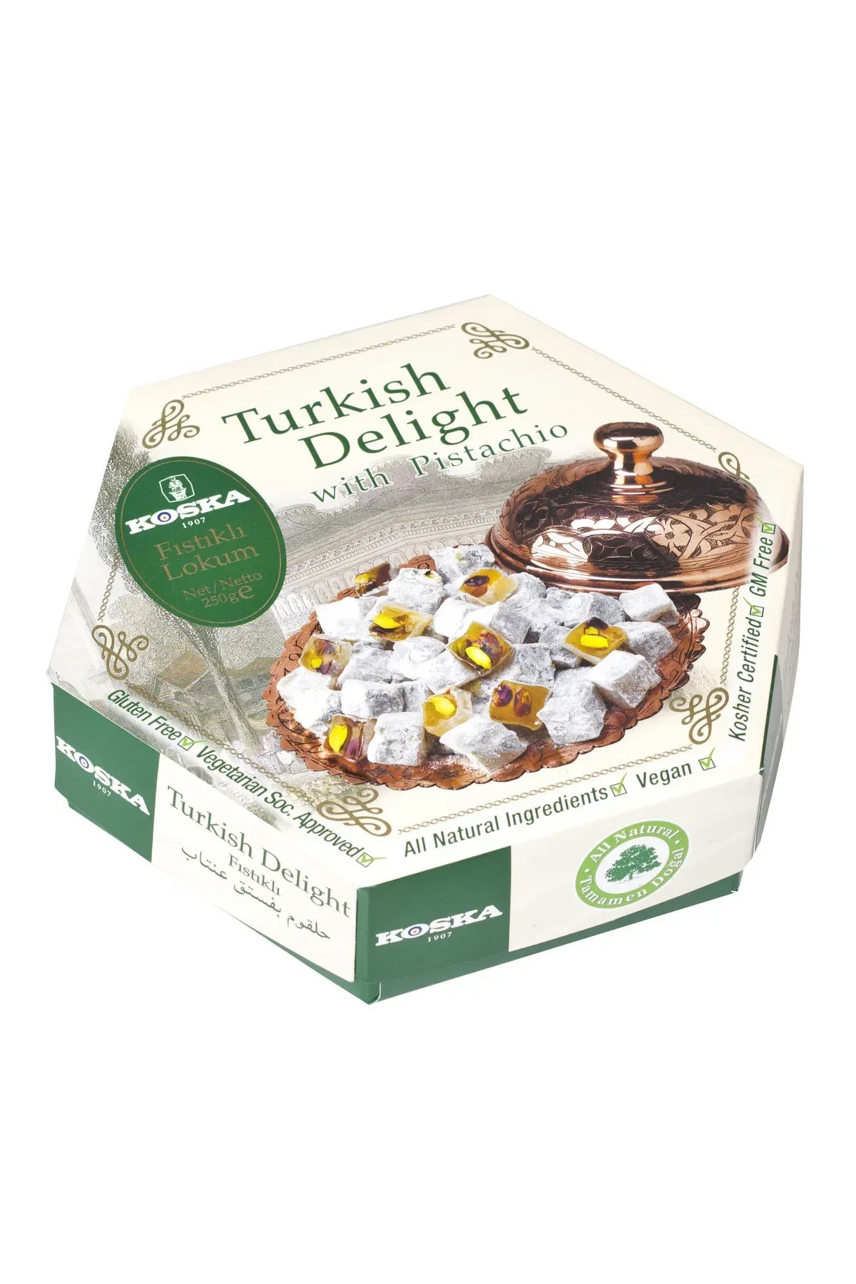 Koska Turkish Delight With Pistachio 250gr