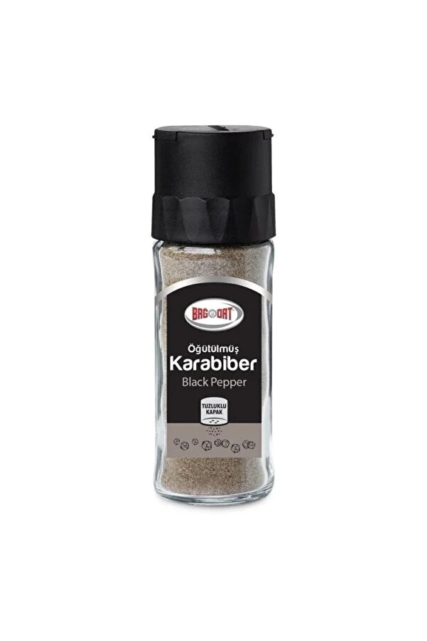 Bagdat Black Pepper Ground In Glass Jar 55gr