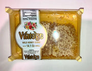 Vintage Wild Honey With Comb In Plastic Pack 2.8lb