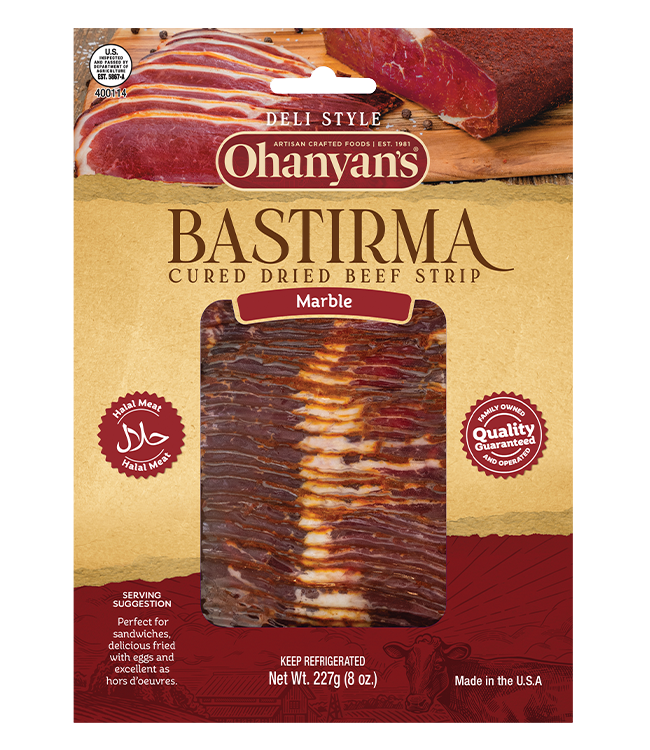 Ohanyan Bastirma Marble Sliced 8oz