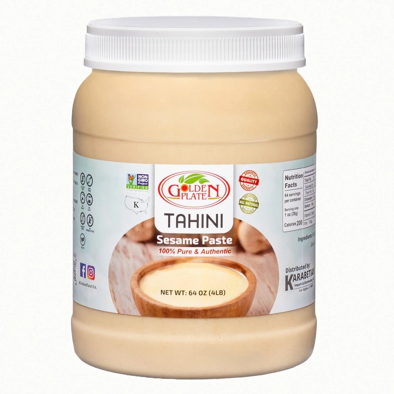 Cortas Tahin Pet 32oz
