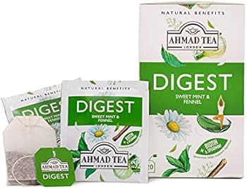 Ahmad Tea 20 Foil T-Bag Digest Natural Benefit Tea 30gr