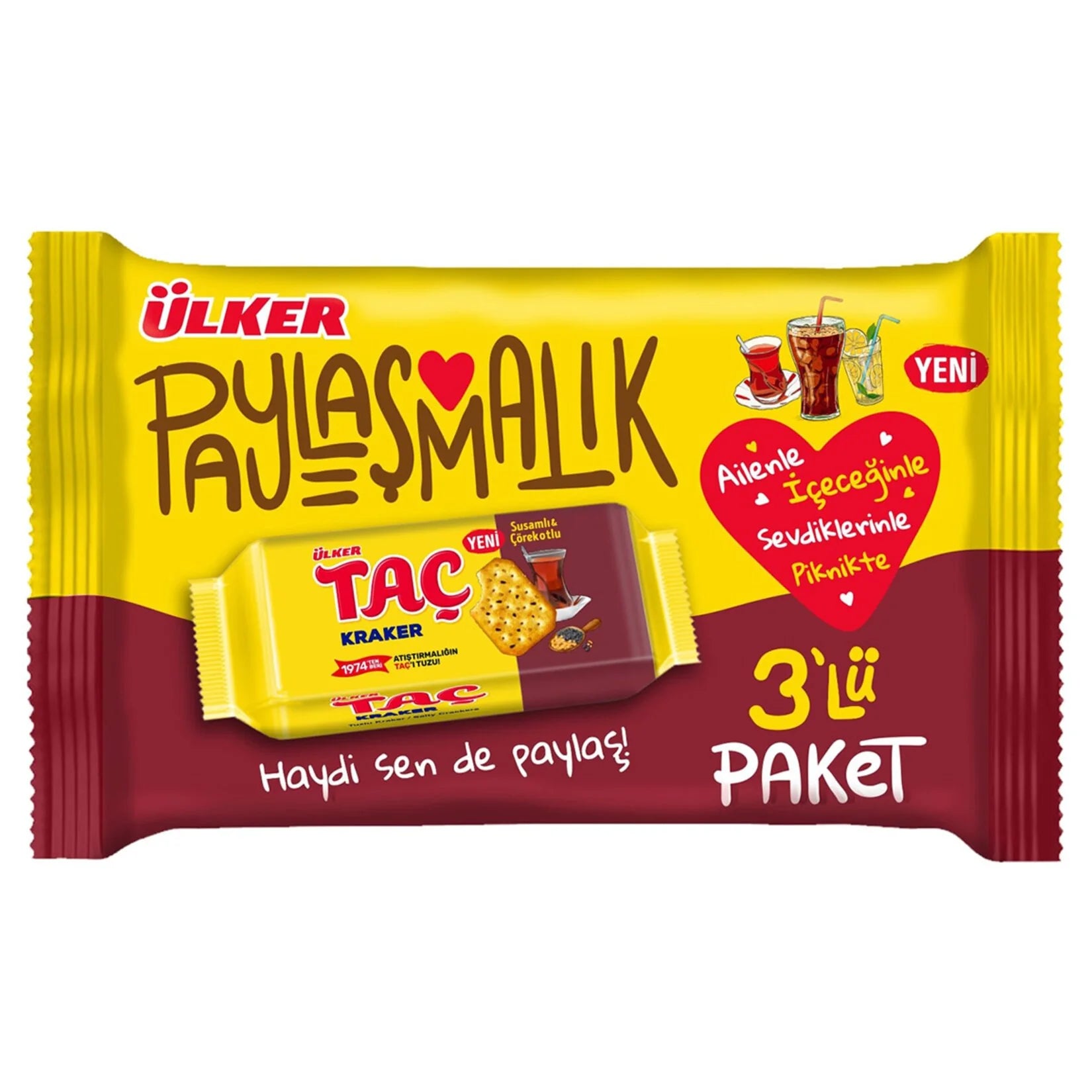 Ülker Taç Kraker Susamlı Çörek Otlu 228g