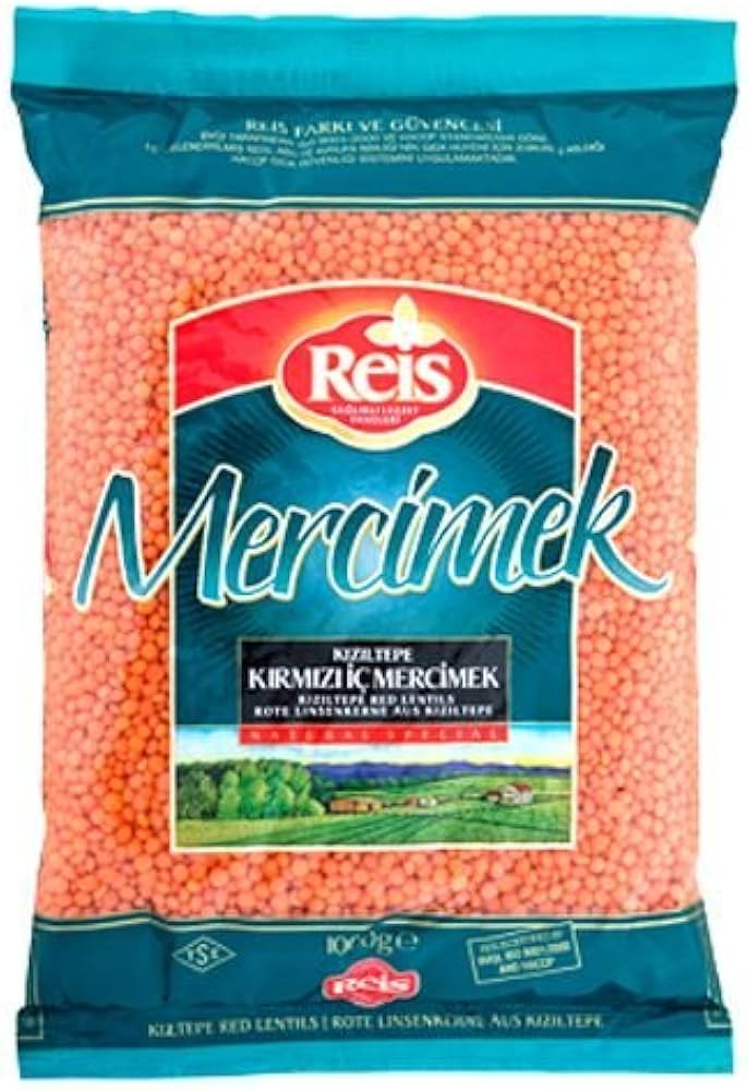 Reis Red Split Lentil Pack Cello 5.5lb
