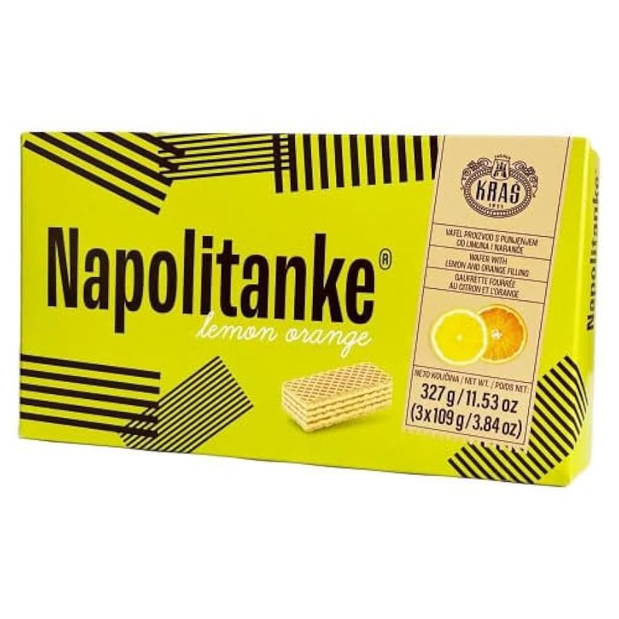 Kras Napolitanke Limonlu & Portakallı 327gr