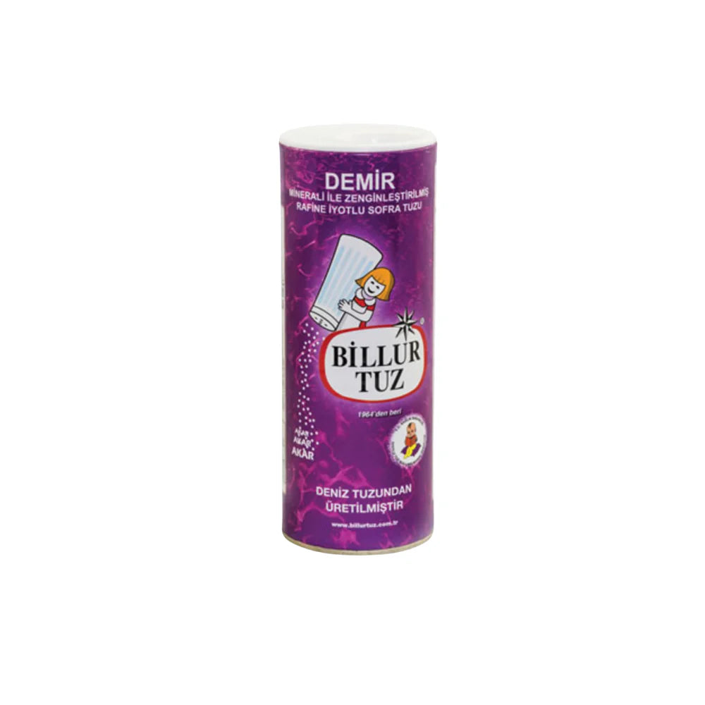 Billur Iron Mineral Salt Shaker 500gr