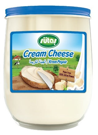 Sutas Cream Cheese Blue Cap (Arabic) In Glass Jar 300gr