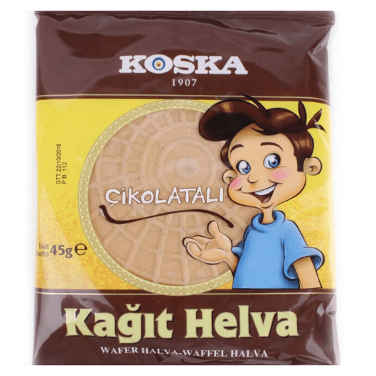 Koska Wafer Halva With Chocolate 45gr