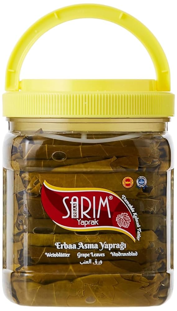 Sarim Tokat Grape Leaves In Brine Plastic 500gr