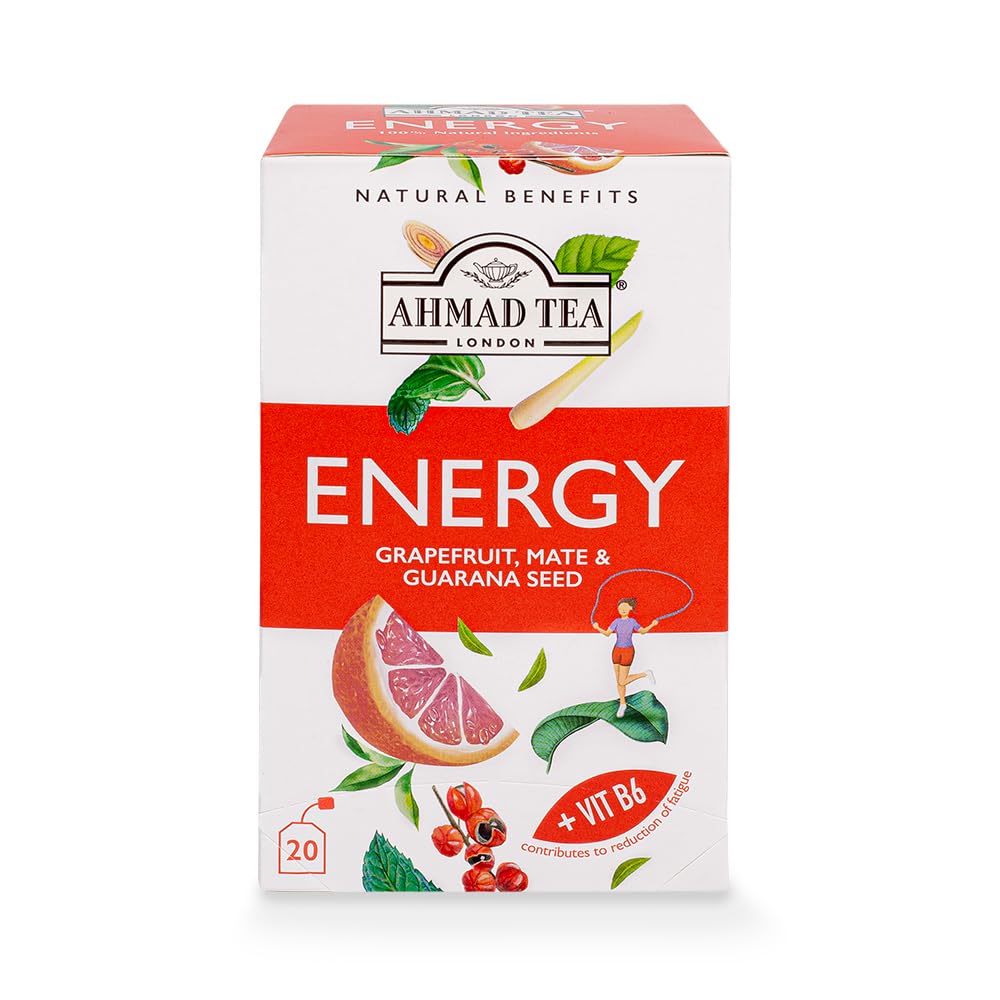 Ahmad Tea 20 Foil Tea Bag Energy Natural B 30gr