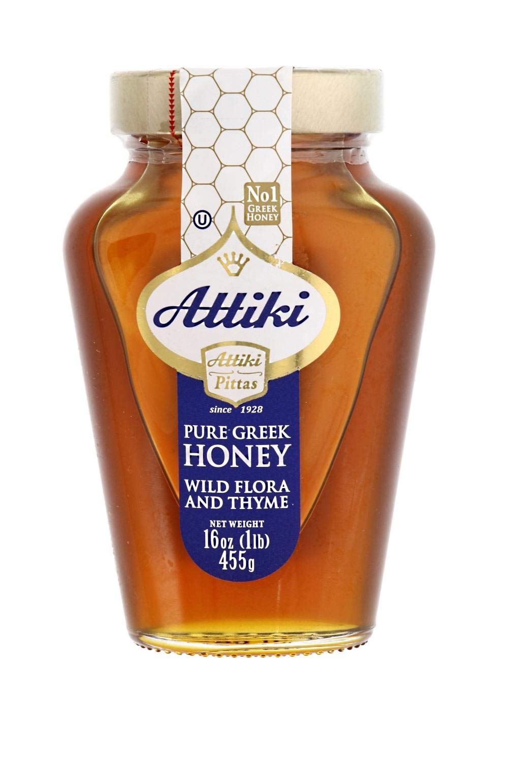 Attiki Pure Raw Honey 16oz