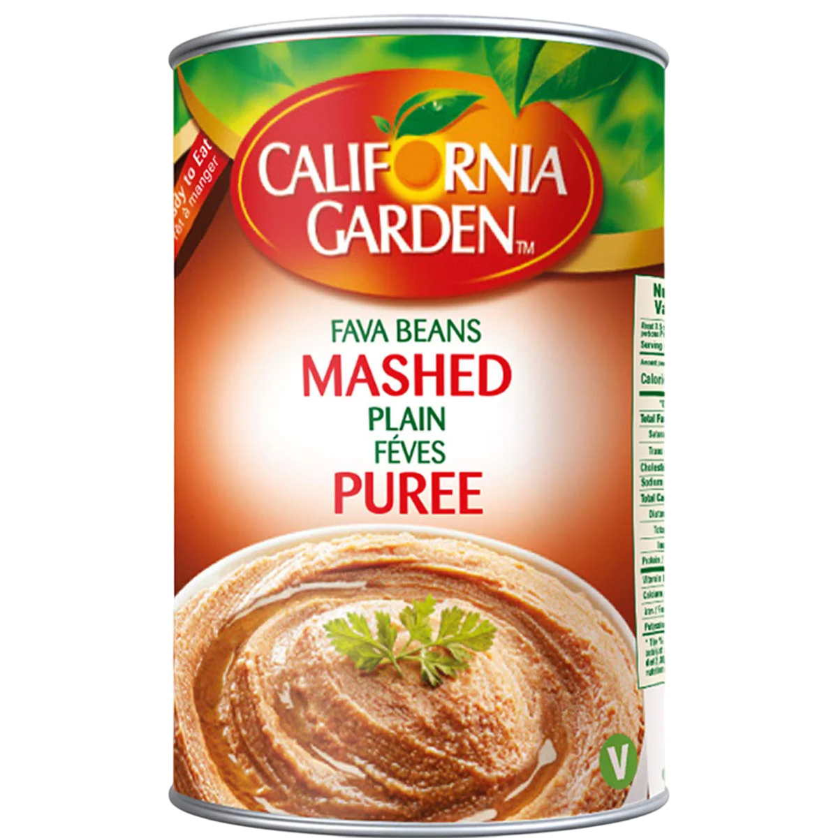 California Garden Fava Beans - Mashed Recipe 16oz