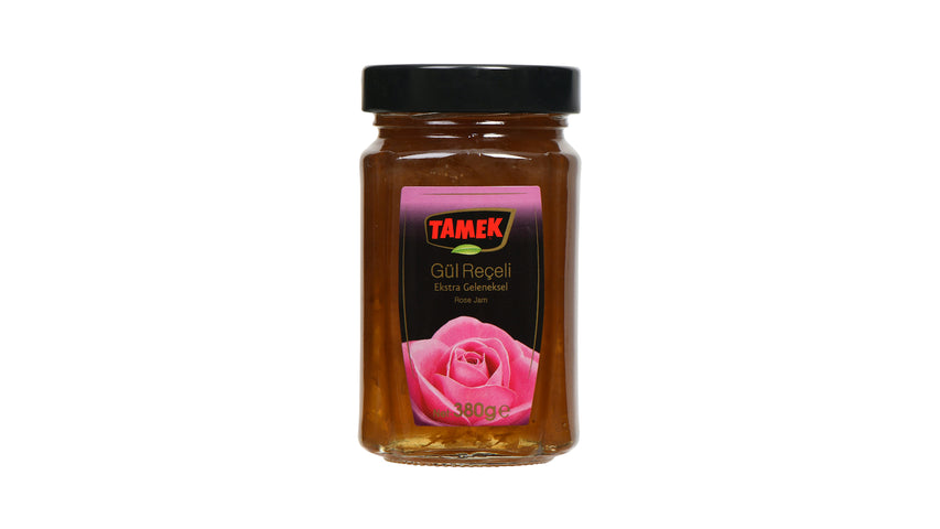 Tamek Rose Jam In Glass Jar 380gr
