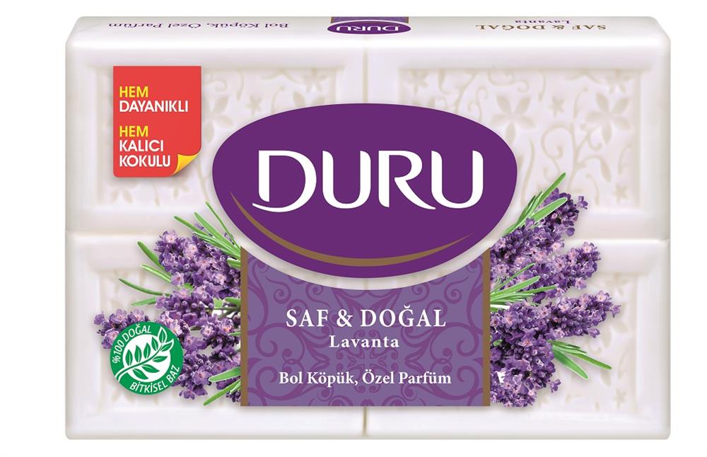 Duru Saf ve Doğal Lavanta Sabunu 4*150gr