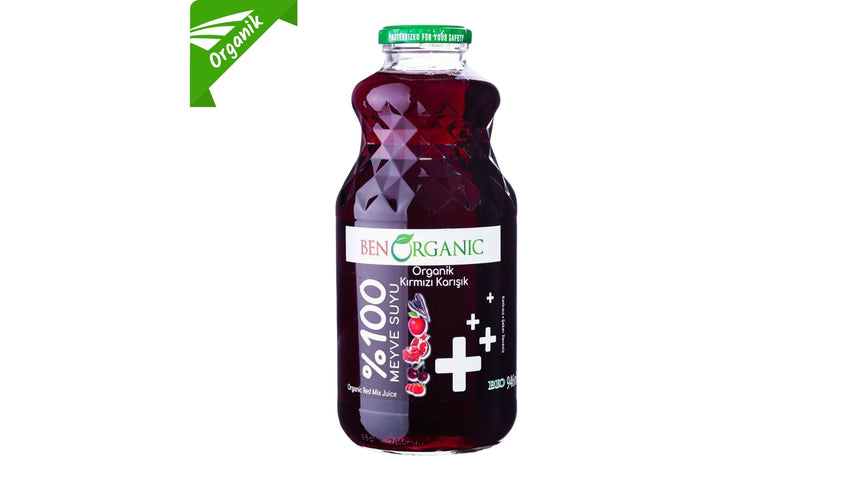 Ben Organik Süper Kırmızı 7 Meyve Suyu 946ml