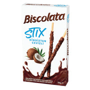 Biscolata Stix Milk Cohocolate With Coconut 36gr