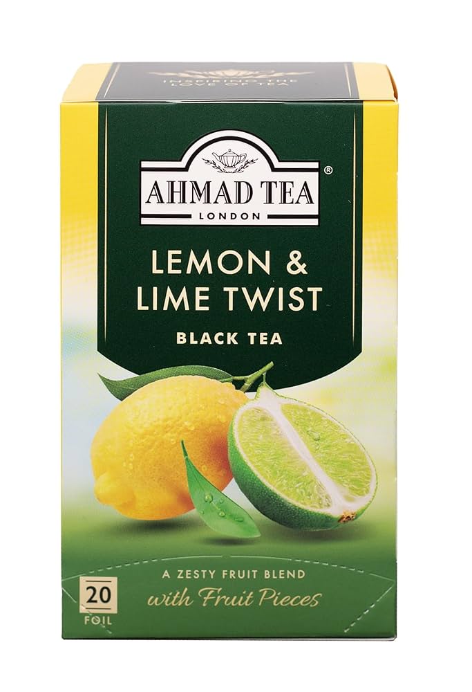 Amad Tea Limon Misket Limonu Esintisi 20 Folyo Çay Poşeti 40gr