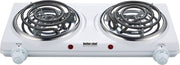 Better Chef Dual Countertop Electric Range Stainless Steel