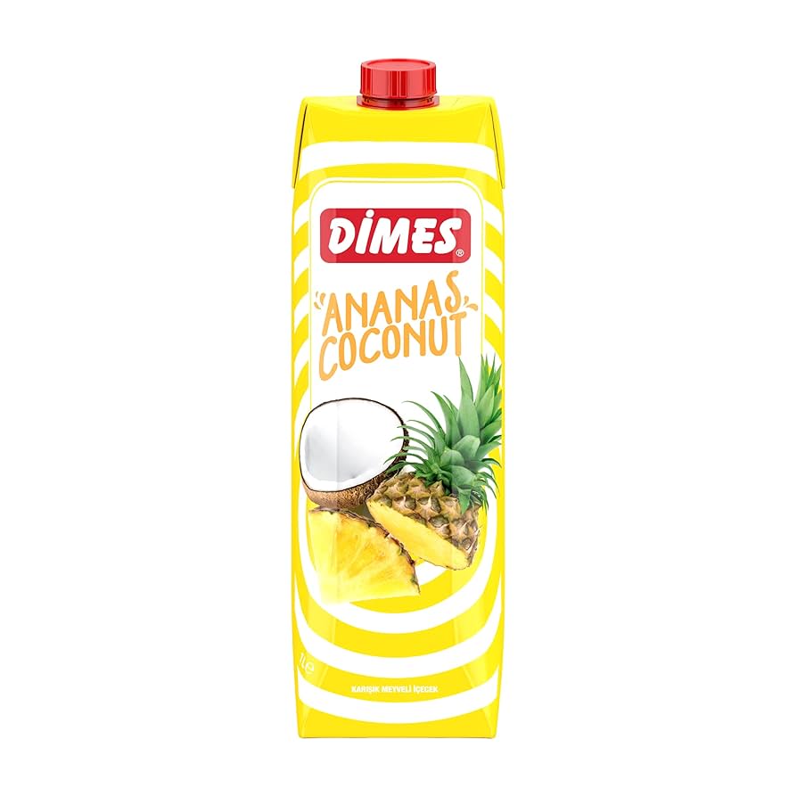 Dimes Ananas Hindistan Cevizi Suyu 1lt