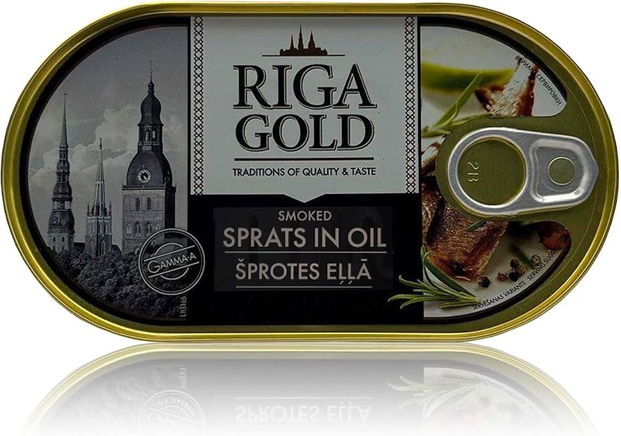Riga Füme Çaça Balığı Briv Oval 190gr