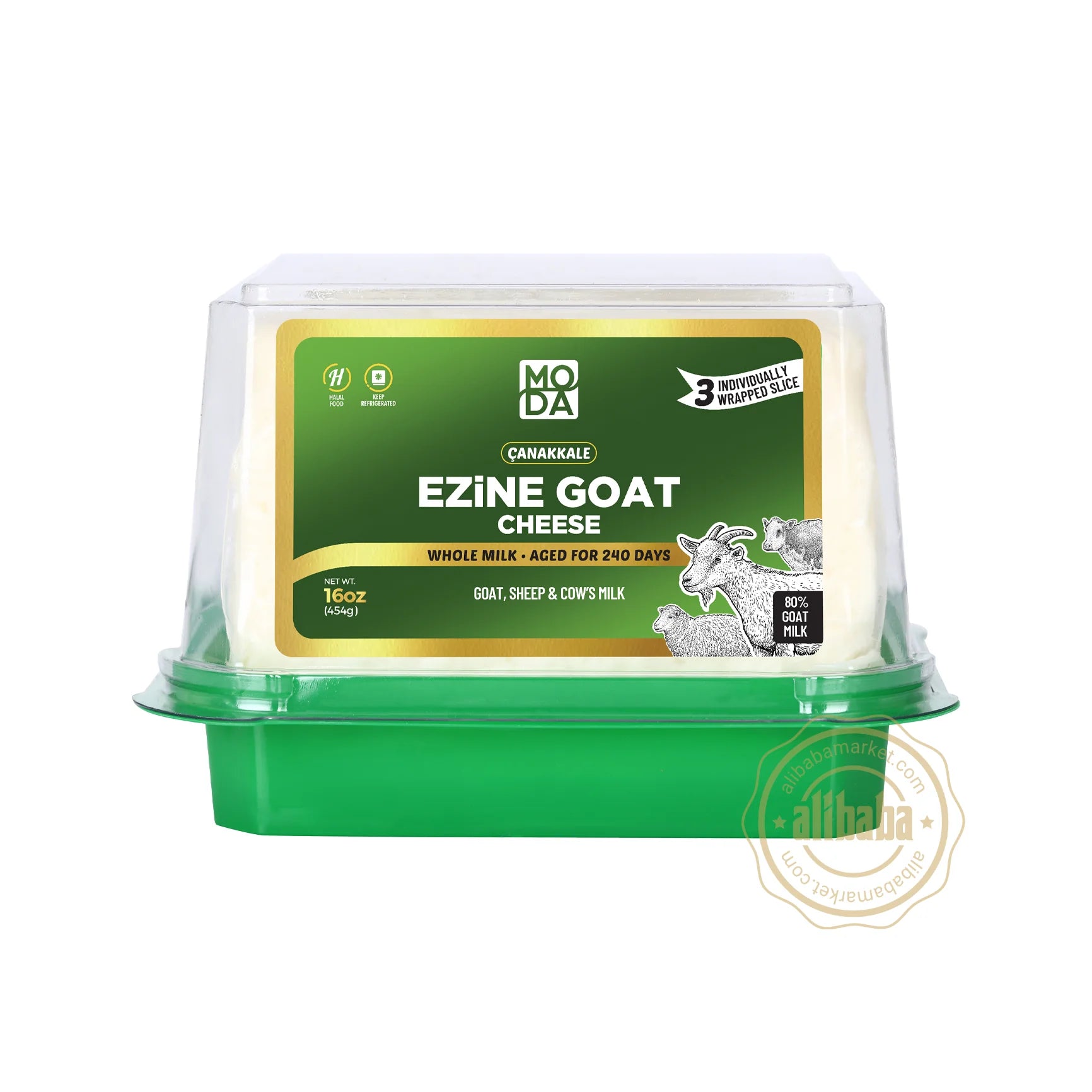 Moda Ezine Goat Cheese Green Label 454gr