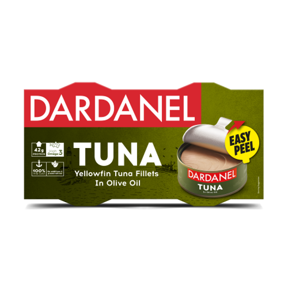 Dardanel Zeytinyağlı Ton Balığı Konservesi 2*140gr