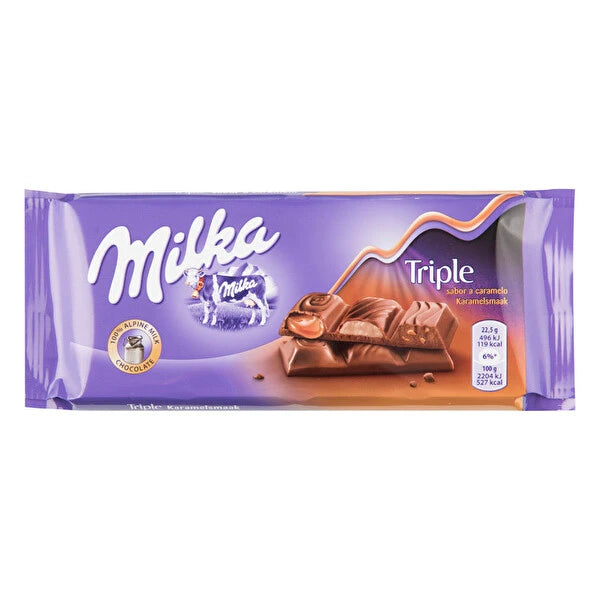 Milka Üçlü Karamel 90gr