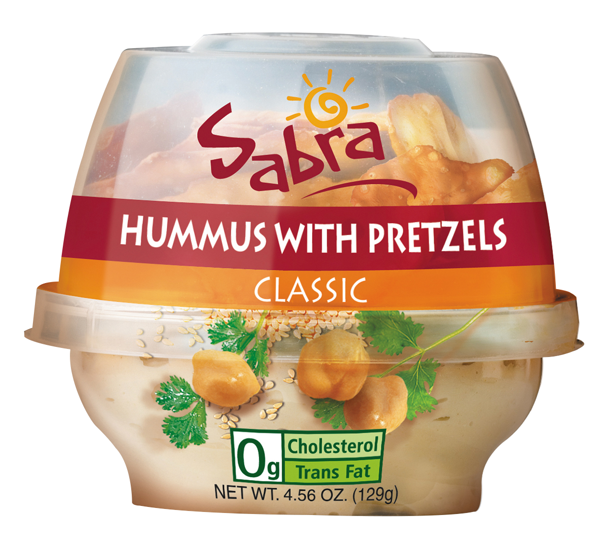 Sabra Klasik Humus ve Pretzel 4.56oz