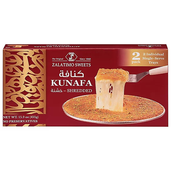 Zalatimo Kunafa Shredded Mini In Box 16oz