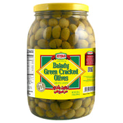 Ziyad Balady Green Cracked Olives 48oz