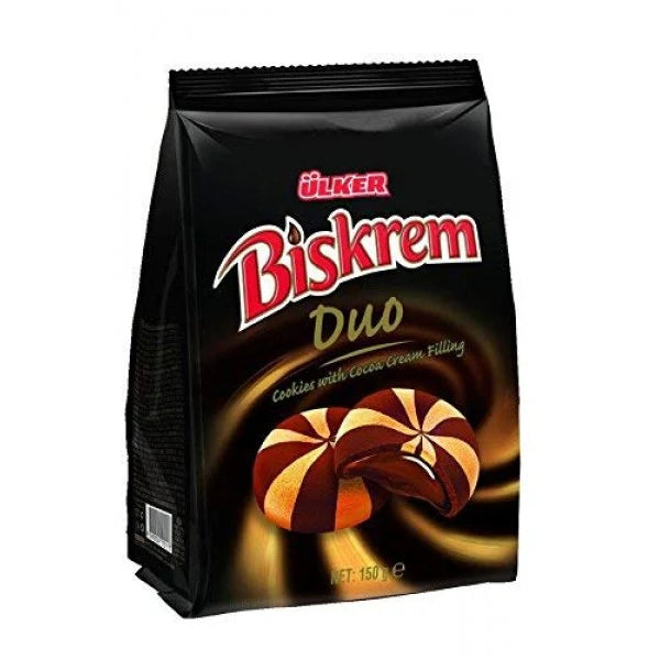 Ulker Biskrem Duo Biscuits In Pouch 5.3oz