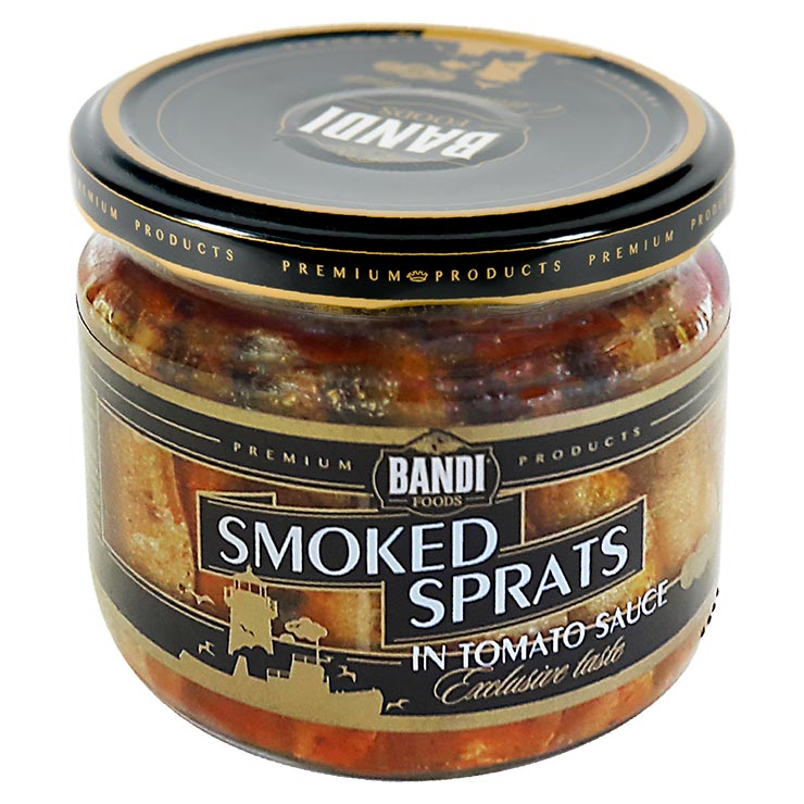 Bandi Domates Soslu Tütsülenmiş Sprat Balığı 280gr