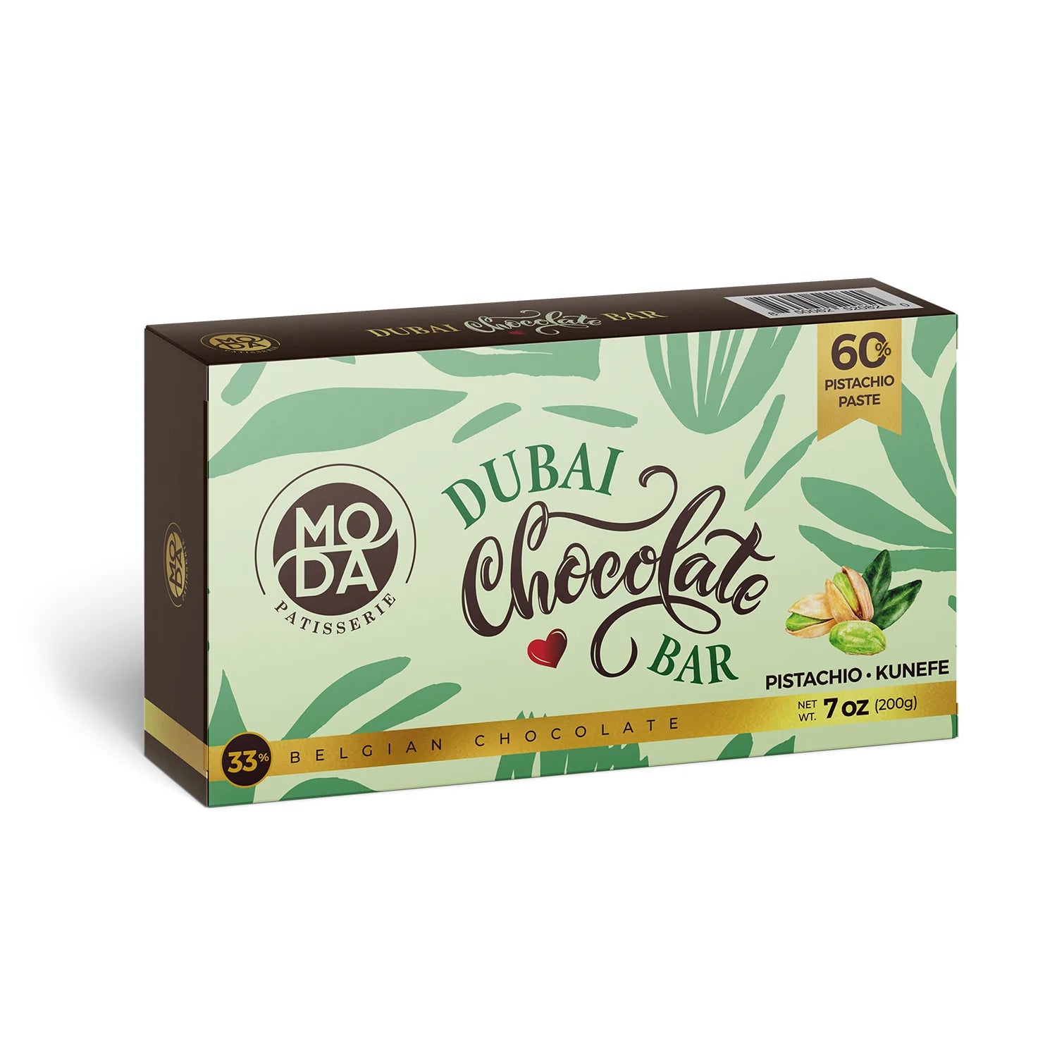 Moda Dubai Çikolata Barı Antep Fıstıklı & Kadayıflı 200gr
