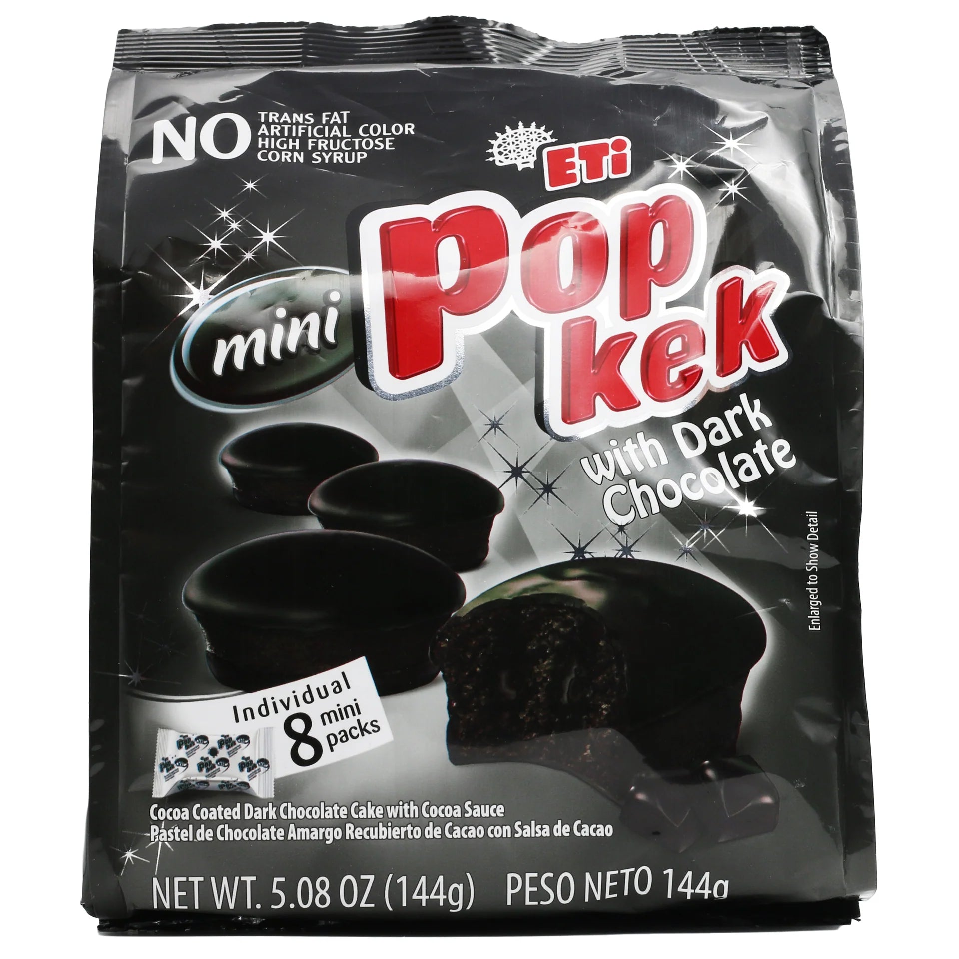 Eti Popkek Mini Bitter Çikolatalı 144gr