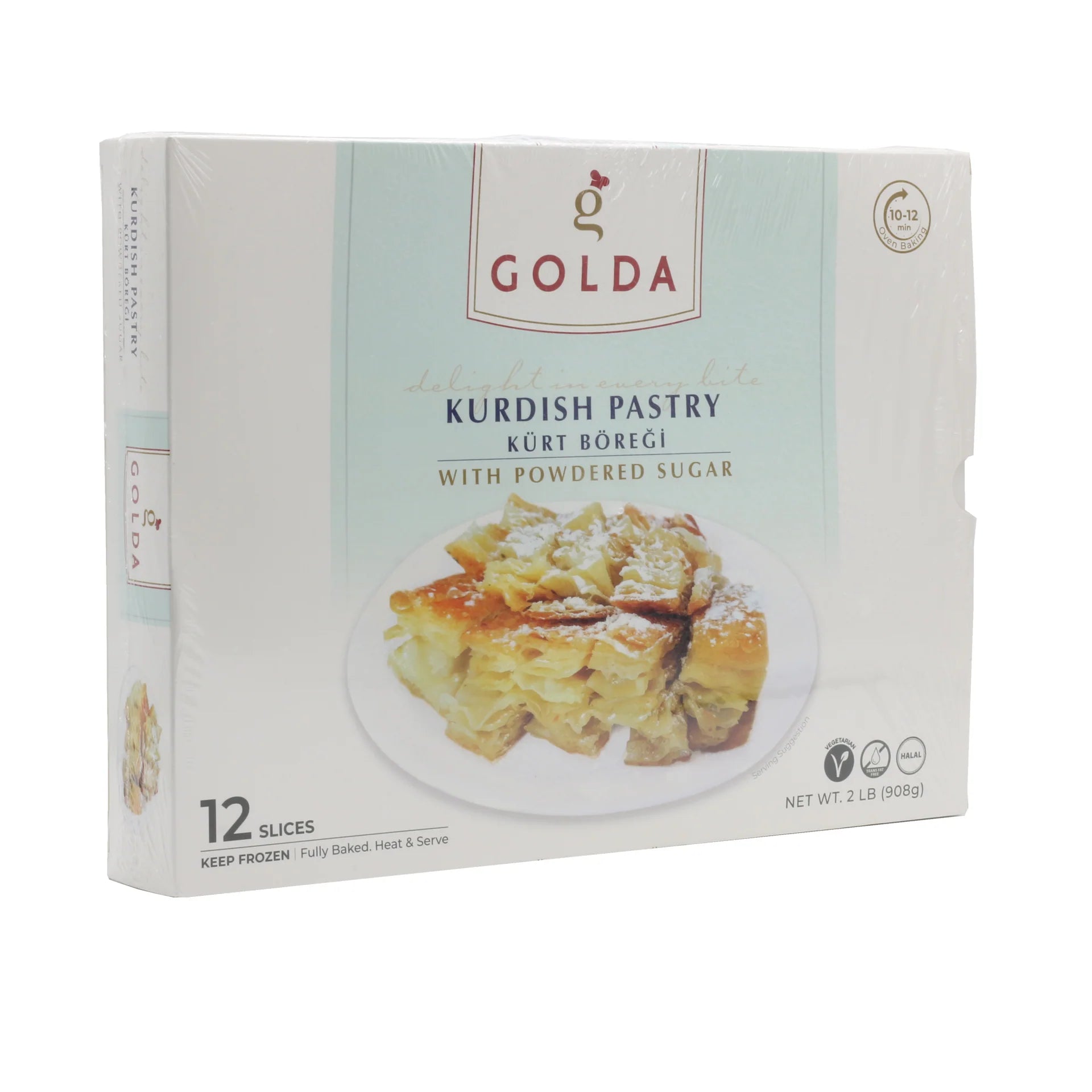 Golda Kurdish Pastry Halal & Keep Frozen 2lb