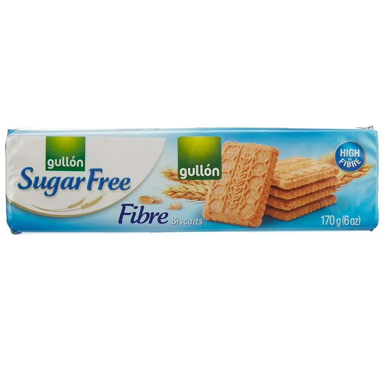 Gullon Sugar Free Fiber Cookies In Box 6oz
