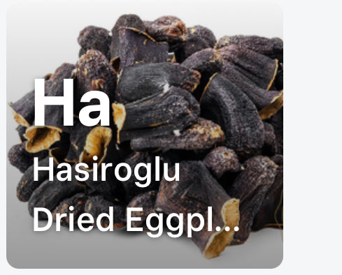 Hasiroglu Dried Eggplant 50pc