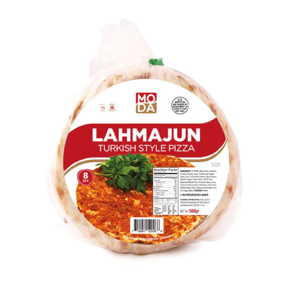 Moda Lahmacun Dana Etli Acısız (8 Adet) 560gr