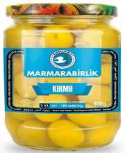 MB Green Olives Cracked 3XL 14.1oz Glass Jar