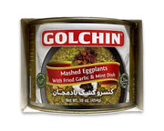 Golchin Mashed Eggplants With Fried Garlic And Mint (Kashk Bademjan) 16oz