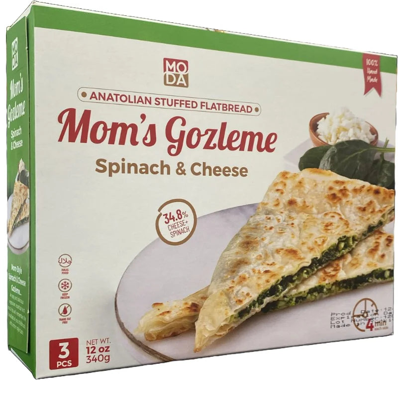 Moda Stuffed Flatbread With Spinach & Cheese 12oz