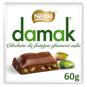 Nestle Damak Milk Chocolate With Pistachio 60gr