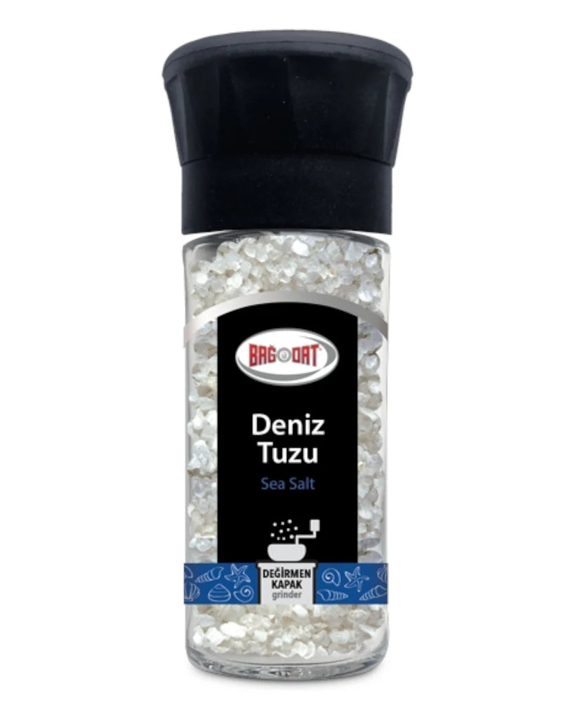 Bağdat Deniz Tuzu Öğütücülü Cam Şişe 110gr