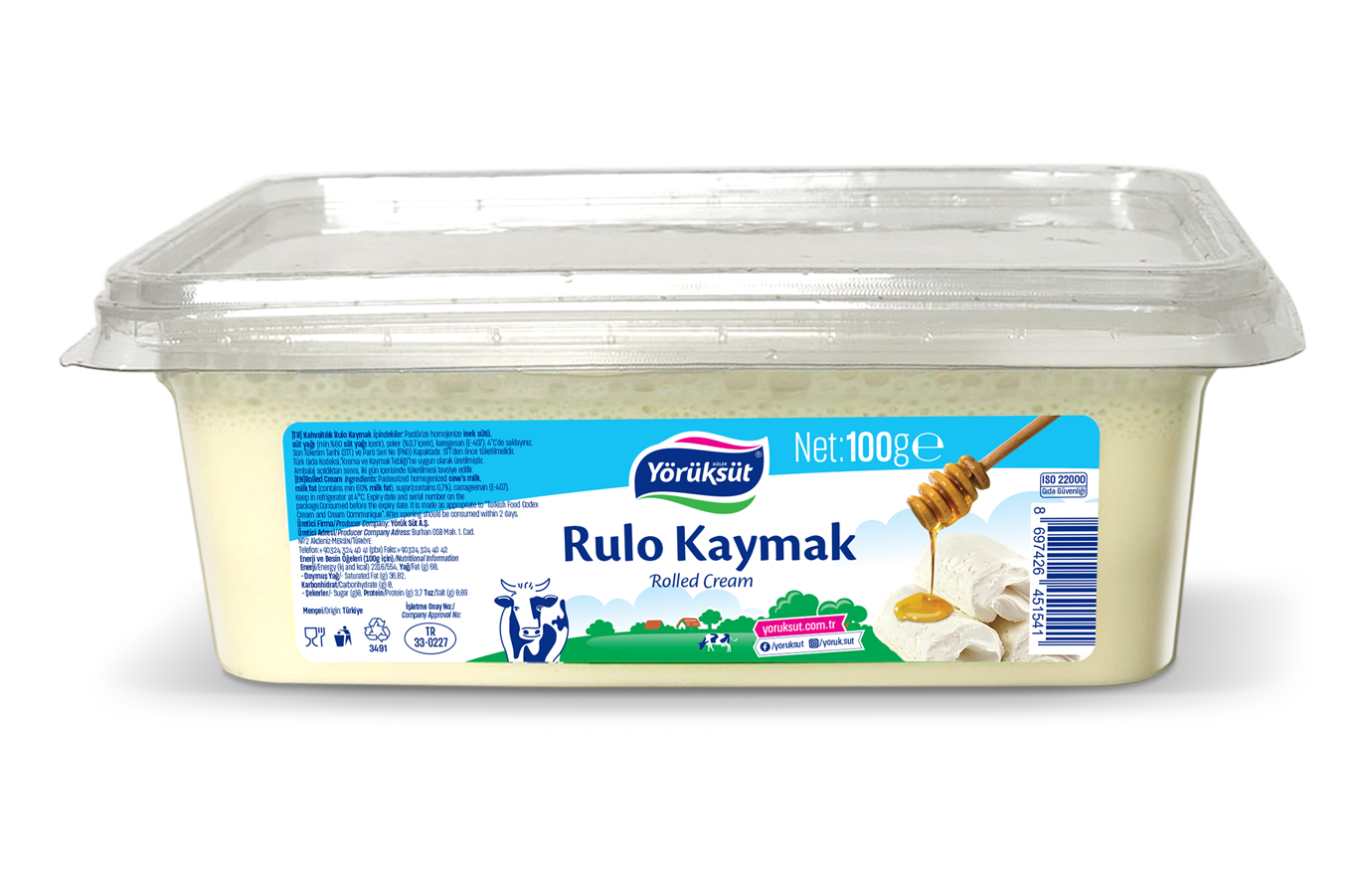 Yoruksut Rolled Clotted Cream 100gr